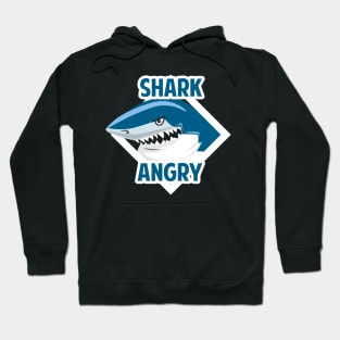 Shark angry Hoodie